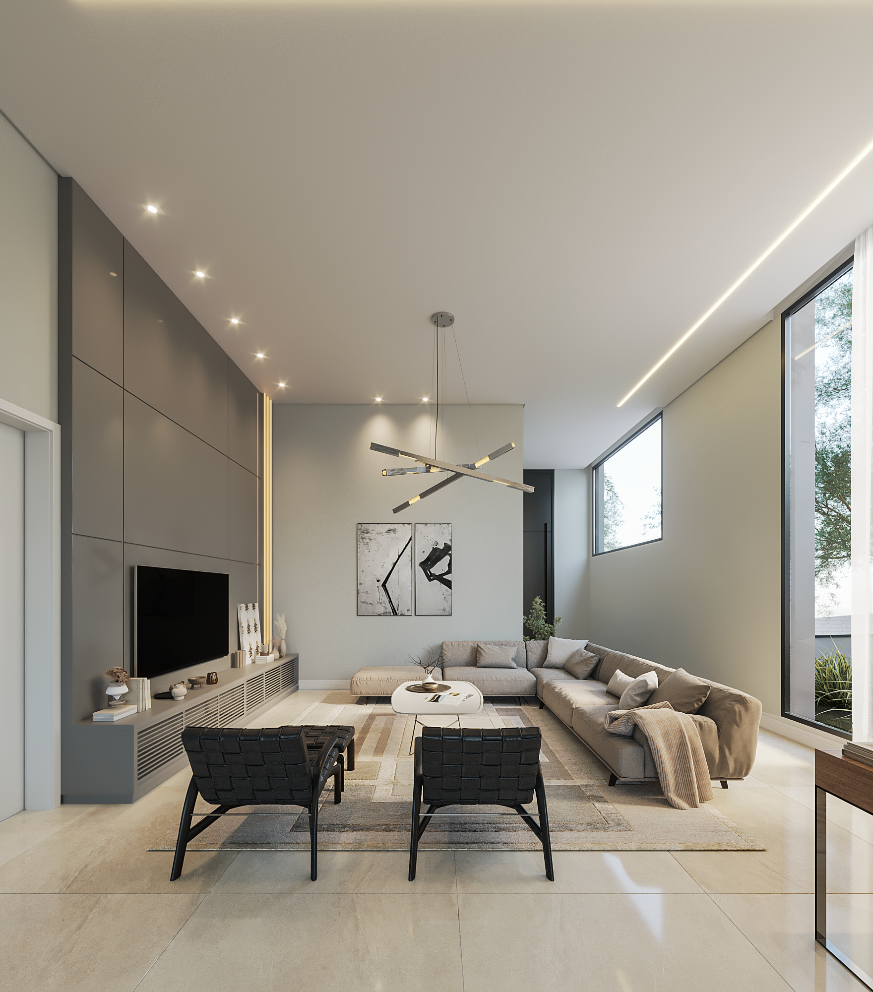 Sala de estar — Estudo 02