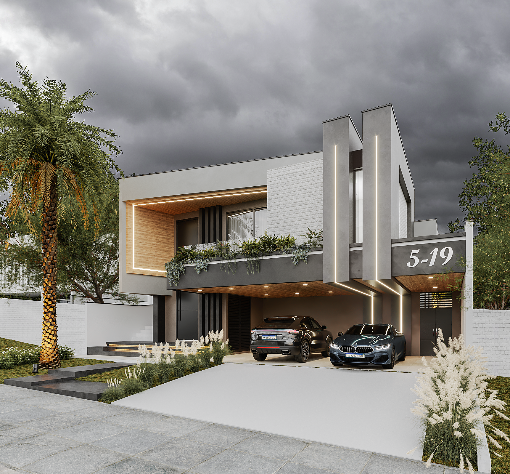 Fachada — Estudo volumétrico 01