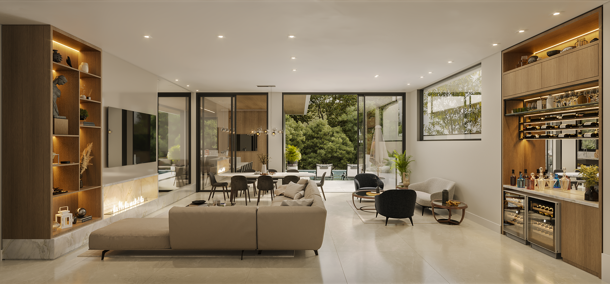 Fachada — Estudo volumétrico 01